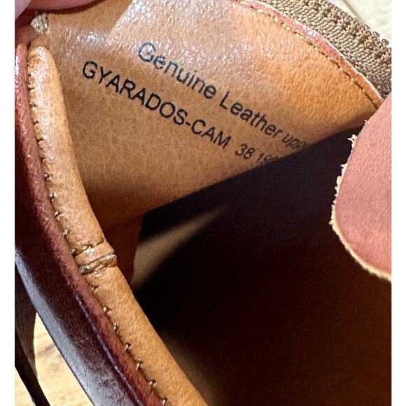 L'Artiste Spring Step Gyarados Slip On Shoes Camel Multi Size 7.5 US 38 EU NIB - Picture 11 of 13